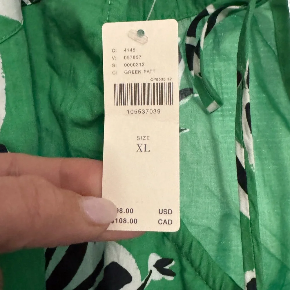 Green Floral Spaghetti-Strap Jumpsuit - Picture 6 of 7